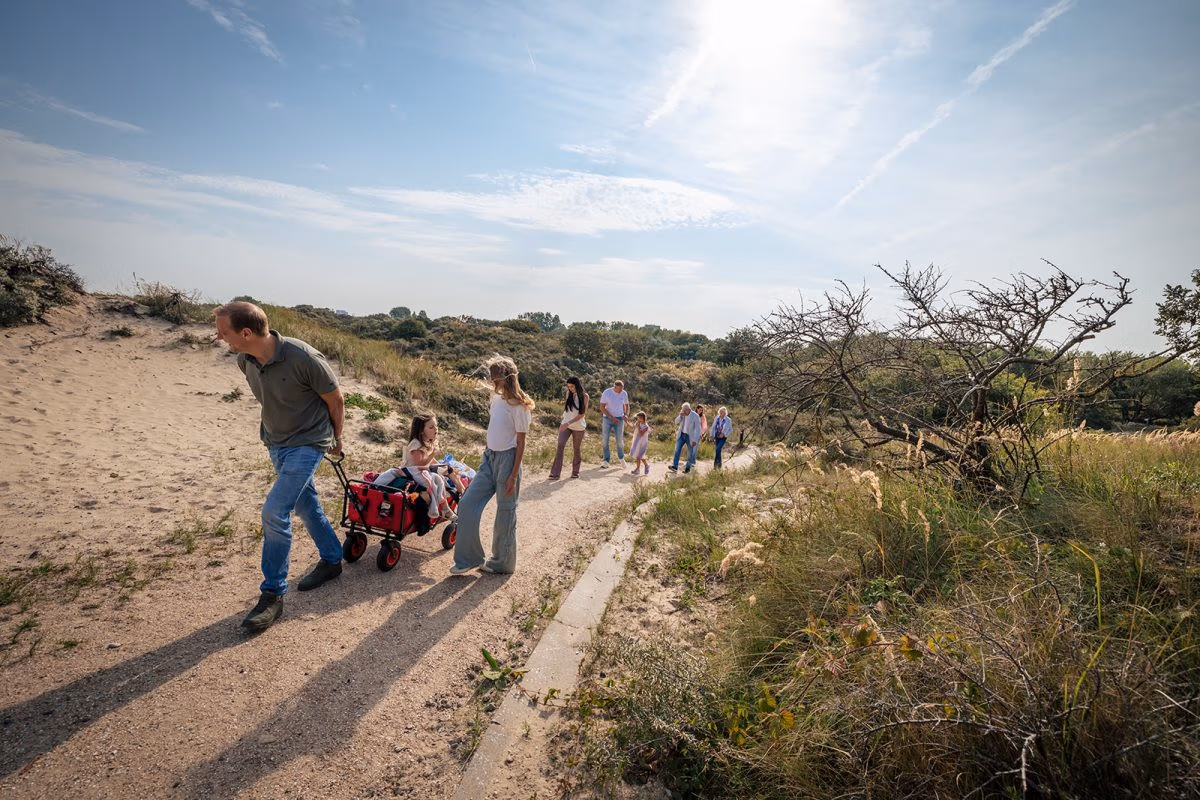 Fotoshoot in de duinen van Kijkduin